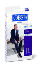Load image into Gallery viewer, JOBST forMen Knee High 30-40 mmHg Ribbed Dress Compression Socks, Closed Toe, Large, Khaki
