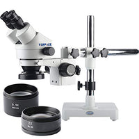 KOPPACE 3.5X-90X Binocular Stereo Microscope Single arm Bracket Mobile Phone Repair Microscope Includes WF10X WF20X Eyepiece