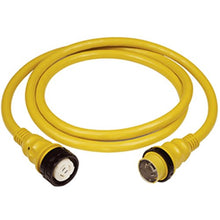 Load image into Gallery viewer, Marinco 50Amp 125/250V Shore Power Cable - 25 - Yellow Marine , Boating Equipment
