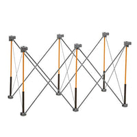 Centipede Tool K100 6 Strut Expandable 2' X 4' Portable Sawhorse and Work System Kit