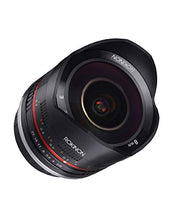 Load image into Gallery viewer, Rokinon 8mm F2.8 UMC Fisheye II (Black) Fixed Lens for Canon EF-M Mount Compact System Cameras (RK8MBK28-M)

