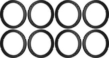 Load image into Gallery viewer, 6.5&quot; 6 1/2&quot; Speaker Spacers Depth Extender Extending Rings - 1/2&quot; thick - ID: 5 1/2&quot; OD: 6 5/8&quot; - 4 Pair - SSK65K - Stackable - Perfect For Framing Fiberglass Enclosures
