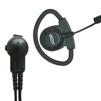 ARC G35005 Earbud Headset Earpiece Lapel Mic for Motorola CP200 BPR40 and Other 2-Pin Radios (See List)