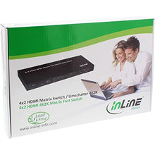 Load image into Gallery viewer, InLine HDMI Matrix Switcher Electronic 4 Input 2 Output 4K2K FullHD 3D
