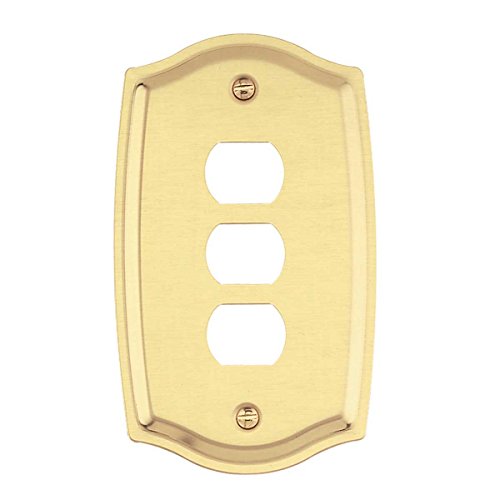 Switch Plate Solid Brass 3 Interchangeable/Despard | Renovator's Supply