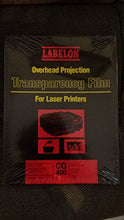Load image into Gallery viewer, Labelon Overhead Projection Transparency Film For Laser Printers CG400
