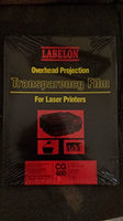 Labelon Overhead Projection Transparency Film For Laser Printers CG400
