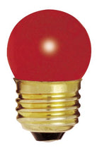 Load image into Gallery viewer, Satco S4511 120V 1/Card Medium Base 7.5-Watt S11 Incandescent Lamp, Ceramic Red
