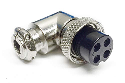 RIGHT ANGLE 4 PIN CB MICROPHONE PLUG by CES