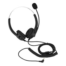 Load image into Gallery viewer, fosa Call Center Headphone with Microphone, Noise Canceling 360 Rotary Earmuffs Call Center PC Game Headset for Telephone Counseling Services, Phone Sales, Insurance, Hospitals(2.5mm Plug)
