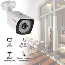 Load image into Gallery viewer, [Upgrade] Tonton 4 Pack 1080P 4-in-1 CCTV HD Security Analog Bullet Camera Outdoor,Supports HD TVI/CVI/AHD/CVBS Model,Aluminum Metal Housing,90 Viewing Angle,Suitable for DVR Recorder
