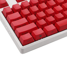 Load image into Gallery viewer, Side-Printed Thick PBT OEM Profile 61 ANSI Keycaps for MX Switches Mechanical Keyboard (Red)(Only Keycap)
