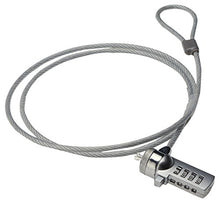 Load image into Gallery viewer, Ewent EW1241 Security Cable for Notebook, Combination Lock, Silver

