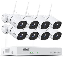 Load image into Gallery viewer, [3MP 2 Way Audio] Security Camera System Wireless,SAFEVANT 8 Channel Wireless Surveillance System with 8pcs 3MP IP Cameras,WiFi Security Camera System for Outdoor Indoor

