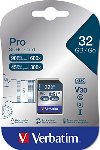 Verbatim 47021 Pro SDHC U3 32GB SD Card