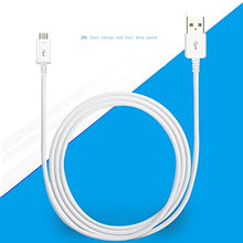 Load image into Gallery viewer, iBarbe Micro USB Cable,2Pack 6FT Long High Speed 2.0 USB to Micro USB Charging Cables Android Charger Cord for Samsung Galaxy S7 Edge/S6/S5/S4,Note 5/4/3,HTC,LG,Tablet and More(white)
