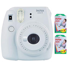 Load image into Gallery viewer, Fujifilm Instax Mini 9 Instant Camera (Smokey White) with 2 x Instant Twin Film Pack (40 Exposures)
