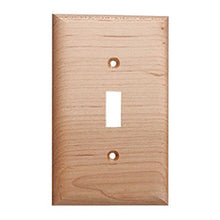 Load image into Gallery viewer, Switchplate Natural Maple Single Toggle | Renovator&#39;s Supply
