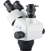Load image into Gallery viewer, KOPPACE 3.5X-90X,Trinocular Stereo Microscope,144 LED Ring Light,1/2 CTV Camera Interface,Mobile Phone Repair Microscope,Includes 0.5X and 2.0X Barlow Lens
