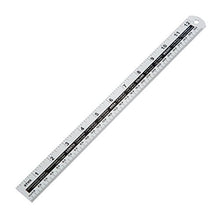 Load image into Gallery viewer, 12&quot; Metric &amp; Imperial Aluminium Ruler
