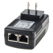 Load image into Gallery viewer, 48V 0.5A Wall Plug POE Injector Ethernet Adapter IP Phone/Camera Power Supply US
