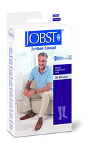 Load image into Gallery viewer, JOBST - 113139 for Men Casual Knee High 30-40 mmHg Compression Socks, Closed Toe, Large Tall, Black

