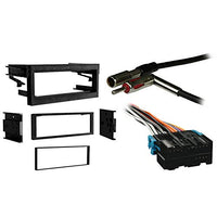 Compatible with Chevy Full Size Express Van 1996 1997 1998 1999 2000 Single DIN Stereo Harness Radio Dash Kit