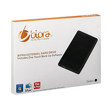 Load image into Gallery viewer, Bipra External Portable Hard Drive Includes One Touch Back Up Software - Black - FAT32 (60GB)
