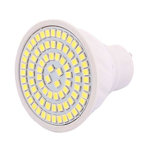 Aexit GU10 SMD Wall Lights 2835 80 LEDs Plastic Energy-Saving LED Lamp Bulb White AC Night Lights 110V 8W