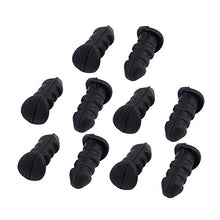 Load image into Gallery viewer, Aexit 10Pcs Audio-D Tubing Black Silicone Stopper/Plug for Protect Metal Tubing Data Port
