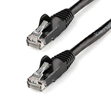 Load image into Gallery viewer, StarTech.com 2m Black Gigabit Snagless RJ45 UTP Cat6 Patch Cable - 2 m Patch Cord - 2m Cat 6 Patch Cable
