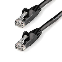StarTech.com 3m Black Gigabit Snagless RJ45 UTP Cat6 Patch Cable - 3 m Patch Cord - 3m Cat 6 Patch Cable