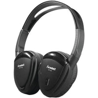 1 - 2-Channel Wireless IR Headphones, Ear pads fold flat for seat pocket storage, 100ft operation distance, HP-12S