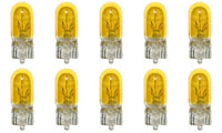CEC Industries #194Y (Yellow) Bulbs, 14 V, 3.78 W, W2.1x9.5d Base, T-3.25 shape (Box of 10)