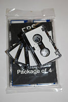 EBS MC-601 Full Hour Microcassette Recording Tapes.Package of 4