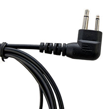 Load image into Gallery viewer, HQRP 2-Pin Headset with Earpiece &amp; Microphone for Motorola CLS-1110, CLS-1410, CLS-1413, CLS-1450, CLS-1450C, CLS-1450CB, VL-50 UV Meter
