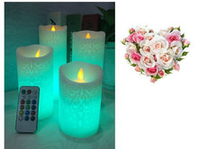 Load image into Gallery viewer, TOPCHANCES Electronic Colorful LED Candle Lights Timer + Remote Key for Wedding Party (812.5cm)
