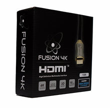 Load image into Gallery viewer, Fusion4K High Speed 4K HDMI Cable (4K @ 60Hz) - Professional Series (15 Feet)
