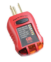 Gardner Bender GFI-3501 Ground Fault Receptacle Tester & Circuit Analyzer, 110-125V AC, for GFCI / Standard / Extension Cords & More, 7 Visual LED Tests