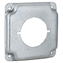 Load image into Gallery viewer, Hubbell-Raco 810C 30-50A Receptacle 2.141-Inch Diameter 4-Inch Square Exposed Work Cover
