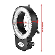 Load image into Gallery viewer, LED Ring Light 144 LED Beads Brightness Adjustable Ring Lamp Light Source for Stereo Microscope Camera(#04)

