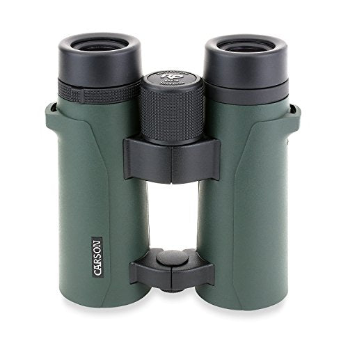 Carson RD Series 10x42mm Open-Bridge Waterproof High Definition Full Sized Binoculars