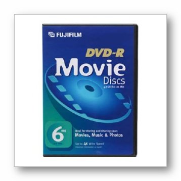 Fujifilm 25302606 DVD-R 6 Pack Movie Box
