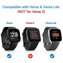 Load image into Gallery viewer, KIMILAR [3-Pack] Screen Protector Compatible with Fitbit Versa/Versa Lite Smart watch (Not For Versa 2 / Versa 3 / Versa 4), Waterproof Tempered Glass Screen Protector [9H Hardness] [Crystal Clear]
