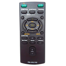 Load image into Gallery viewer, Replaced New RM-ANU192 Sound Bar Remote fit for Sony Sound bar HT-CT60BT SS-WCT60 HT-CT60 SA-CT60 SA-CT60BT HTCT60BT SSWCT60 HTCT60 SACT60 SACT60BT
