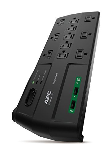 Apc Surge Protector Power Strip With Usb Ports, P11 U2, 2880 Joules, 11 Outlet Power Strip Surge Prot