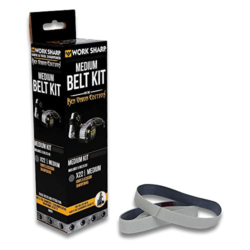 Work Sharp WSSAKO81119 Medium Grit Belt Kit for Ken Onion Edition