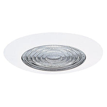 Load image into Gallery viewer, Nicor Lighting 6 In. White Recessed Shower Trim With Lexan Fresnel Lens (17566)
