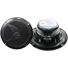 Load image into Gallery viewer, AWM Pyle Plmr60B 6.5&quot; Dual Cone Marine Speaker System (Black) - Marine Speakers

