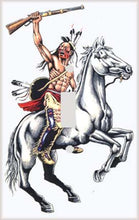 Load image into Gallery viewer, Indian Warrior on Horse Switchplate - Switch Plate Cover
